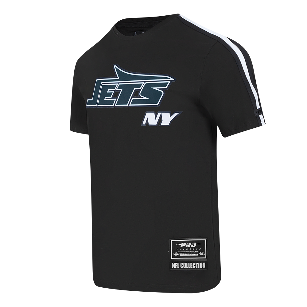 Pro Standard New York Jets Taping Mesh T-Shirt Black